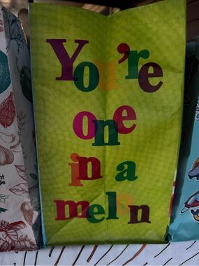 Bright Green 'You're One in a Melon' Gift Bag
